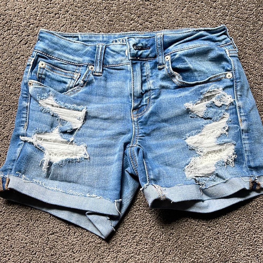 American eagle jean shorts